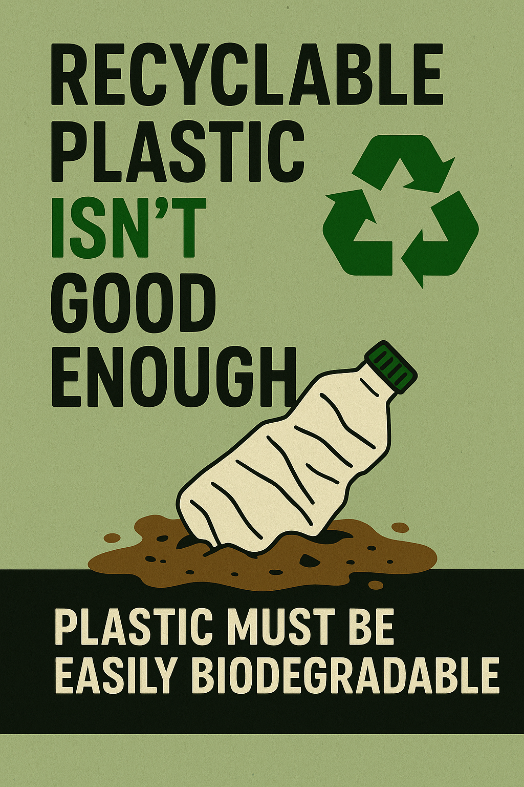 Inganno della plastica riciclabile