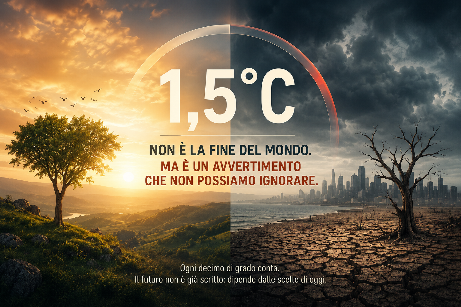 1,5° non è la fine del mondo ma un avvertimento