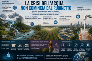 La crisi dell’acqua non comincia dal rubinetto